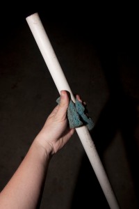 Cleaning jump poles